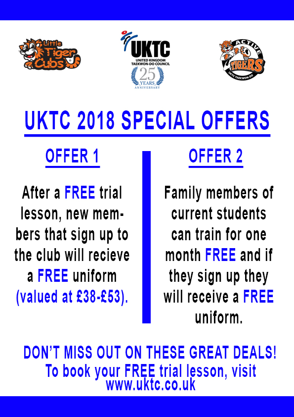 UKTC Free Uniform Promotion